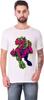 Camiseta Estampada Europea y Americana Transfronteriza Verano Tops de Manga Corta para Hombre Talla Europea Blanco Camiseta de Hombre