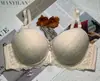 Comercio Exterior Encaje Europeo y Americano Taza D Push-Up Tres Ganchos Sujetador con Forma de Esponja Transfronterizo OEM Sexy Lencería Manyilan