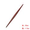 Rodillo para Masa de Cocina Hecho de Madera de Ébano para Estirar Hojas de Empanada, Rodillo de Madera Maciza Engrosado y Extendido Antiadherente