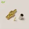 Cobre puro bañado en oro (SMC-C-J-1.5) conector RF coaxial para cable RG316 RG174 50 euros