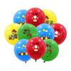 En Stock Super Mario globo temático de Mario 12 pulgadas fiesta de cumpleaños Super Mario globo de látex