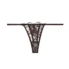 Tanga de malla de encaje para mujer, venta caliente transfronteriza, hecho a medida de fábrica, tanga ultracorta europea y americana, fábrica de ropa interior para dormir para mujer