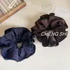 Goma para el pelo de cuatro capas Maillard Serie Otoño Oscuro con Bordes Dobladillos para Peinados de Moño, Accesorio de Goma para el Pelo Versátil y a la Moda