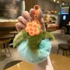 Chaveiro de Pelúcia Novo Estilo Caqui da Sorte, Pequeno Pingente de Caqui para Tudo Dar Certo, Caqui para Boa Sorte, Ornamento de Presente para Bolsa