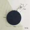 Espejo de Maquillaje Plegable de Doble Cara con Tapa, Espejo Redondo Portátil, Espejo de Tocador, Calcomanía de Hierro para Manualidades con Tema de Vaquero