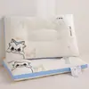 Xiangling Premium Lindo Dibujo Animado Gato Pequeño Glotón Bordado Forma Padre-Hijo Núcleo de Almohada para Cuello Ultra Suave Almohada para Cuello