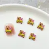 Novos Acessórios de Arte para Unhas Desenho Animado Capivara Estilo Férias na Praia Capivara Surfando Decorações de Unha Vestíveis DIY