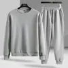 Conjunto Casual Transfronterizo para Hombre Primavera Nuevo Holgado Talla Grande Moderno Sudadera con Capucha Pantalones Deportivos Conjunto de Dos Piezas Casual Deportivo