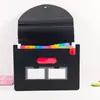 Carpeta Plegable tipo Acordeón A4 Nueva de 25 Compartimentos Sellada por Tres Lados con Correa para Colgar, Bolsa para Almacenamiento de Documentos de Oficina al por Mayor