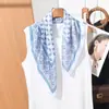 Bufanda Ligera de Seda para Verano, Bufanda de Cuello Transpirable y Versátil, Bufanda Decorativa para Combinar con Camisas y Trajes