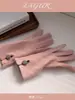 Edição Limitada para o Ano do Cavalo! (Coleção de Liquidação de Luvas) Luvas Quentes Sem Dedos para Ciclismo, Compatíveis com Tela Sensível ao Toque, À Prova de Vento, Tecido Misto, Luvas de Inverno Femininas