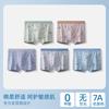 Ropa Interior para Hombre Algodón Modal Ropa Interior Bóxer Antibacteriana 7A para Hombre Calzoncillos Deportivos Transpirables Ropa Interior Bóxer Juvenil Marca de Moda