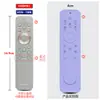 Adecuado para funda protectora de control remoto de TV Hisense CRF3F61, silicona suave engrosada, anticaídas, a prueba de polvo, alta definición, lindo