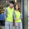 Cárdigan de Primavera y Otoño Cuello Alto Ropa Deportiva de Dos Piezas para Pareja Traje Deportivo Casual Nuevo Traje para Correr para Grupo Juegos Deportivos