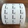 Etiquetas adhesivas de talla para ropa, pegatinas de talla de prenda, pegatinas numéricas, pegatinas adhesivas de talla para ropa