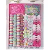 Set de regalo de accesorios para el cabello para niños, ligas para el cabello de bebé, pinzas laterales para niñas, accesorios para el cabello, cuerdas para el cabello de princesa para niñas
