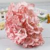 Nueva Hortensia Hortensia de 5 puntas Arreglo de boda Arreglo floral de boda Arreglo floral suave Flor artificial al por mayor y al por menor