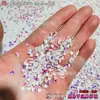 Decoraciones para uñas Yiwu taladro mezclado tamaño mini pequeño forma plana taladro mezclado k9 champán joyería al por mayor fábrica