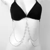 Cadena de Cintura de Perlas Estilo Nuevo Bohemio Transfronteriza Simple Sexy Cadena Corporal de Bikini con Borla de Metal Accesorios Sexys