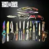 Mercadorias do jogo Delta Force: Modelo de arma da temporada S11, faca de brinquedo dobrável, peça de exibição colecionável, presente