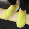 Zapatos Deportivos para Correr al Aire Libre de Otoño e Invierno para Parejas, Amortiguación Ligera, Fáciles de Poner, Suela Gruesa, Calcetines Antideslizantes, Zapatos Versátiles
