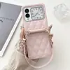 Ins High-end Luxo Adequado para Huawei novaflip Anel de Desenho Animado Couro Criativo Celular de Tela Dobrável Huawei