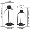 Amazon Cross-border Creative Wind Lamp Metal Candle Holder Sala de estar Ornamentos para casa Castiçal de ferro Lâmpada de vento de chão ao ar livre
