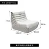 Sofá Perezoso Caterpillar para Sala de Estar, Se Puede Usar para Dormir y Recostarse, Adecuado para Balcón y Dormitorio, Sofá Individual de Moda, Reclinable Tatami
