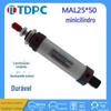 Cilindro Mini Tipo Tongda Tdpc Mal25X Cilindro Pequeno 20 Liga de Alumínio Componentes Pneumáticos Fábrica 25X32