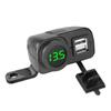 Acessórios modificados para celular e motocicleta, carregamento USB duplo, display de voltímetro, interruptor de um botão, fabricantes, novo, carregamento rápido, em estoque