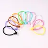 Corbatas de Cable de Silicona de Colores, Corbatas de Cable de Renacuajo, Corbatas de Cable para Llaveros de Bricolaje, Correas de Colgante de Caja Misteriosa, Correas para Paquetes de Datos