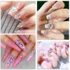 1000 Piezas Fondo Plano Celebridad de Internet Diamante Brillante para Uñas Arte de Uñas Diamante Multicolor Pintura de Diamantes DIY Diamante de 14 Caras Pegatina de Diamante para Teléfono Móvil Diamante
