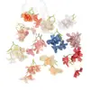 Flores Artificiales Margaritas Pequeñas de 3 Pétalos Materiales DIY Ramo de Hortensias Hecho a Mano Flores Falsas Decoración de Escena Realista de Alta Gama