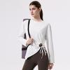 Ropa de Yoga para Otoño e Invierno Blusas para Mujer de Manga Larga Secado Rápido Deportivas Holgadas Fitness Pilates Ropa de Entrenamiento Transfronteriza Nuevo Estilo