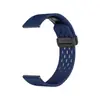 Pulseira de Silicone Magnética Dobrável para Relógio Samsung, Huawei, Xiaomi com Pino de Liberação Rápida 20/22mm