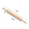 Rodillo madera maciza madera de haya tamaño grande palillo para fideos casero piel de dumpling superficie antiadherente rodillo tamaño pequeño fideos herramienta para hornear