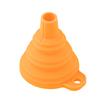 Embudo Plegable de Silicona Telescópico Cuello Largo Cocina Fugas de Aceite Hogar Subenvasado de Líquidos Rejilla para Aceite Olla de Aceite Engrosada Tamaño Pequeño