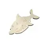 Artesanías de Madera Comercio Electrónico Transfronterizo Popular Serie de Animales Marinos Blanco Base Se Puede Hacer DIY Niños Accesorios Decorativos Hechos a Mano