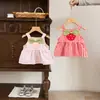 Conjunto de Verano para Bebés Niñas, Nuevo Dulce Conjunto de Dos Piezas para Bebés Niñas, Ropa de Verano Delgada Estilo Coreano