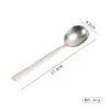 Cuchara de Titanio Puro para Uso Doméstico, Cuchara de Postre de Mango Largo, Cuchara Estilo Coreano, Cuchara para Comer Infantil, Cuchara de Titanio Cristalizado, Cuchara de Sopa