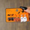Venta Caliente Transfronteriza Aretes Pequeños de Halloween Atmósfera de Terror Calabaza Cráneo Araña Set de Aretes Combinados Festivos