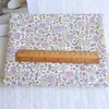 Tela jacquard de cuadros de algodón puro, con pequeños patrones florales de estilo japonés y coreano, adecuada para ropa infantil, cortinas, vestidos, diademas y coleteros - una tela para manualidades