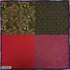 Pantalones de Solapa con Estampado Multicolor de Gama Alta Cuadrados, Pantalones de Solapa Cuadrados de Traje para Hombre, Modernos y Versátiles, Pañuelo, Vestido Estilo Coreano Pecho