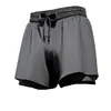 Bañadores para Hombre Anti-Vergüenza Doble Capa Secado Rápido Bañadores para Hombre Boxer Bermudas de Playa Set Esencial para Nadar Venta al por Mayor