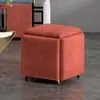 Fabricante de Taburete Cubo de Rubik Venta al por Mayor Sofá Cinco en Uno Taburete Pequeño Almacenamiento Combinable Taburete Cuadrado Taburete para Cambiar Zapatos en la Entrada Taburete
