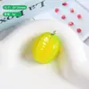 Llavero Colgante Colgante de Verduras y Frutas Artificiales de Resina Hecho a Mano Joyería Divertida de Comida Pendientes Colgante Pequeño