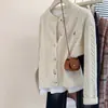 Suéter Personalizado Nuevo de Moda Estilo Influencer Nacional para Mujer, Sensación de Alta Gama Otoño e Invierno, Nuevo Suéter Fair Isle Color Albaricoque Más Vendido en Taobao