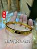 Loja de ouro com pulseira de ouro falso feminina pulseira da sorte trevo de quatro folhas ouro vietnamita Taobao fornecedores atacado