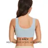 Sujetador Deportivo sin Costuras Estilo Chal Talla Grande Transfronterizo Estilo Europeo y Americano Sujetador de Seda Helada Push-Up Tube Top