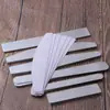 Lixa de Unha Coração de Aço Inoxidável Substituível Ferramenta de Unha Folha de Lixa Rasgável Patch de Esponja Substituível Tira de Metal para Polir